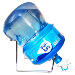 Dispensador de agua (soporte+valvula) + envase + agua San Luis 20 lt.