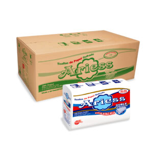 Papel Toalla Ariess Interfoliado Blanco Caja 20 paquetes